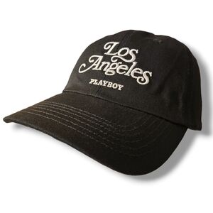 Playboy Hat Los Angeles Black Dap Cap Dirtbag Grunge